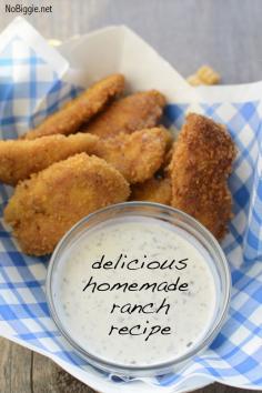 
                    
                        homemade ranch dressing recipe | NoBiggie.net
                    
                