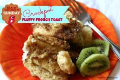Crockpot Fluffy French Toast Recipe