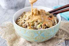 
                    
                        SOBA NOODLES WITH PEANUT SAUCE
                    
                