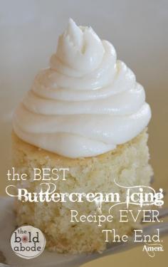 The best buttercream frosting ever