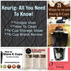 Keurig: All You Need To Know - Unique Uses, How to Clean, K-Cup Storage Ideas and K-Cup Brand Review!