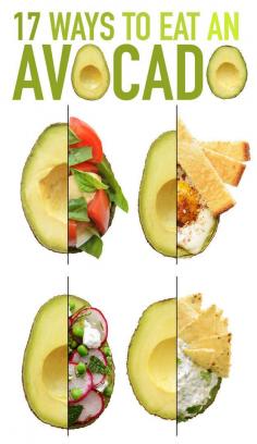 Wow! So many great ways to eat Avocados!! 17 Impossibly Satisfying Avocado Snacks