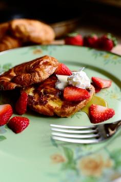 Croissant French Toast by @Ree Drummond | The Pioneer Woman