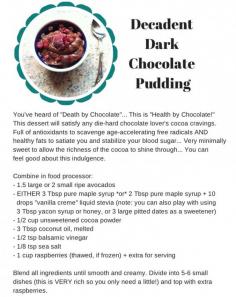 
                    
                        Raspberry Dark Chocolate Pudding/Mousse #paleo
                    
                