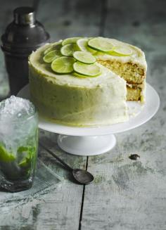 Mojito cake - olive magazine reader Joanne Middleton's mojito cake was inspired by the classic cocktail, so it's perfect for entertaining. Soaked in a mojito-infused sugar syrup and covered with lime buttercream.
