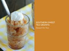 
                    
                        Southern Sweet Tea Granita
                    
                