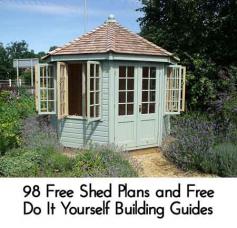 
                    
                        98 Free Shed Plans and Free Do It Yourself Building Guides
                    
                