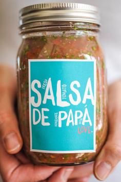 Free Printable Salsa Label for Father's Day + Homemade Salsa Recipe