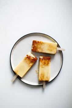 
                    
                        OMBRE SALTED CARAMEL FLAN POPSICLES
                    
                