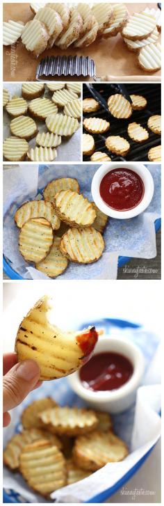 Grilled potato fries!
