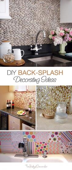 DIY Backsplash Decorating Ideas