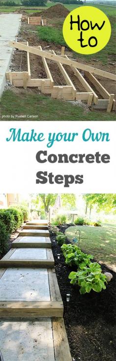 
                    
                        How to Make Your Own Concrete Steps
                    
                