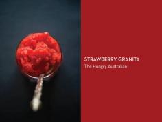 
                    
                        Strawberry Granita
                    
                