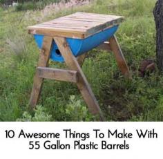 
                    
                        10 Awesome Things To Make With 55 Gallon Plastic Barrels
                    
                