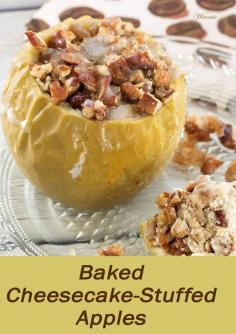 
                    
                        Delicious and easy-to-make, baked cheesecake-stuffed apples, topped with pecans.  #Something Sweet - Winnie's blog
                    
                
