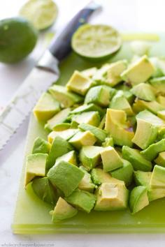 
                    
                        Learn how to cut an avocado easily and quickly every time with this simple step-by-step photo tutorial! One simple little "secret" revealed that will give you perfectly-cut avocado every time. Sarah | Whole and Heavenly Oven
                    
                