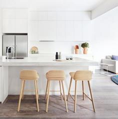 
                    
                        Get the look: modern white kitchen. Photography by Lisbeth Grosmann.
                    
                
