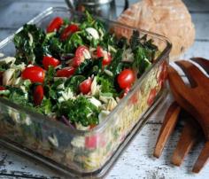 
                    
                        KALE CAPRESE SALAD
                    
                