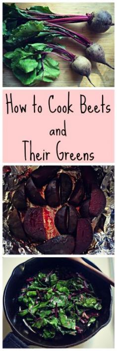 CSA Box Veggies: How to Cook Beets and Their Greens~ A simple recipe for the tastiest beets you've ever had! www.growforagecookferment.com