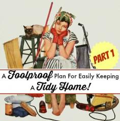 
                    
                        Need a foolproof plan for easily keeping your home neat and tidy? Here is part 1 of a 3 part series that details how you can use a regular cleaning schedule to help keep the clutter at a minimum. | The Glamorous Housewife
                    
                
