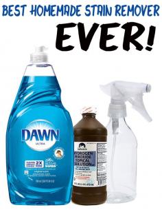 BEST Homemade stain remover EVER! "This trick worked wonders!!! I thought my sliding pants were ruined, but this actually worked!!"