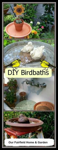 
                    
                        DIY Birdbaths ourfairfieldhomea...
                    
                
