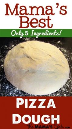 Mama's Best Pizza Dough  Personal thoughts: Very very simple and definitely delicious.  I used the dough to make pizza rolls and it was great.