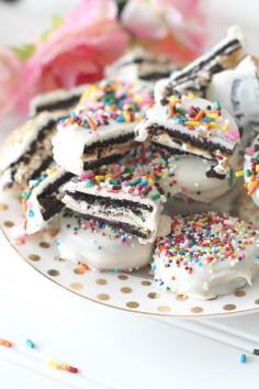 
                    
                        Fluffy Nutty Chocolate-Covered Stuffed Oreos
                    
                