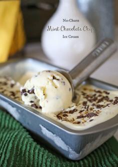 
                    
                        No Churn Mint Chocolate Chip Ice Cream Recipe by Kleinworth&Co. for TodaysCreativeLif... | Summer no bake desserts - See more on Today's Creative Life.
                    
                