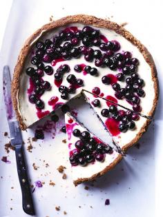 #blueberry #cheesecake #speculoos #crust