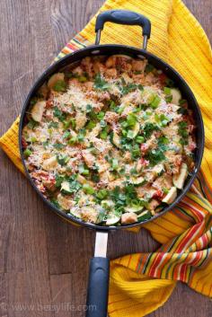 
                    
                        One Pot Spicy Chicken and Summer Vegetables
                    
                