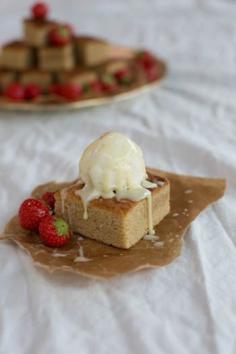 
                    
                        Blondies with White Chocolate Lime Sauce
                    
                