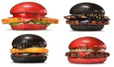 
                    
                        Burger King Japan Introduces Colorful Red and Black Burgers #food trendhunter.com
                    
                