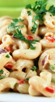 My All-Time Favorite Macaroni Salad With A Creamy Sweet Southern Dressing! Made this today - very good but only used half the dressing. Add less condensed milk and a little more cider vinegar to make it less sweet.