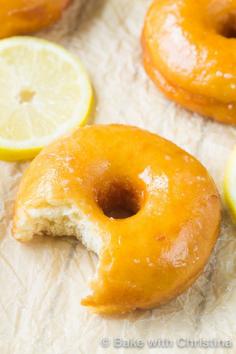 
                    
                        Glazed Lemon Doughnuts
                    
                
