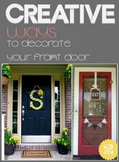 If you’re anything like me, one or two wreaths a year just gets boring. Here are some great ideas for your front door that will make you happy every time you come home. Frames What a simply beautif...