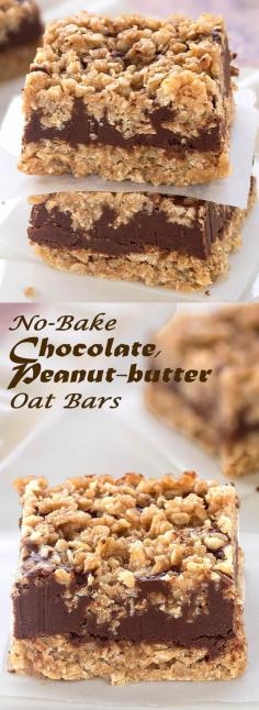 Add some coconut! No-bake, egg-free, gluten-free Chocolate Peanut-butter Oat Bars These delicious bars are super easy-to-make. Something Sweet - Winnie's blog