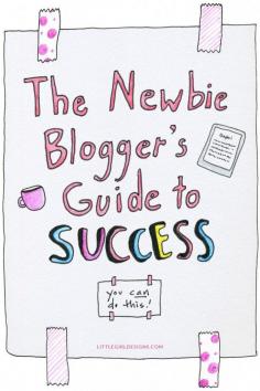 The Newbie Blogger's Guide to Success - Do you want to grow your blog but don't have the money to spend on expensive online classes? This resource will help! @littlegirldsgns : Featured Post on Turn it up Tuesdays