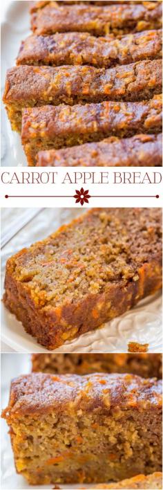 Carrot Apple Bread - i love a good quick bread, and this one is so moist