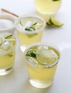 My two favorite drinks in one?! ginger beer margaritas