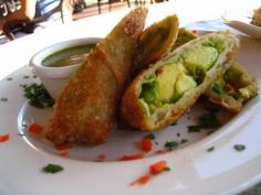 Recipe | Avocado Eggrolls {The Cheesecake Factory Copycat} :: Delicious Appetizers & Dipping Sauce. This recipe sounds way too delicious to pass by! Even though it's labor-intensive, everyone agrees it's totally worth the effort. Don’t skip the sun-dried tomatoes—they really make the recipe...
