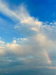 
                    
                        Rainbow above clouds
                    
                