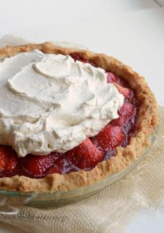 America's Test Kitchen's Fresh Strawberry Pie AKA springs perfect dessert!