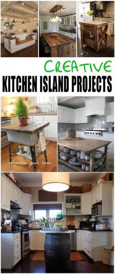 Creative Kitchen Island Projects
