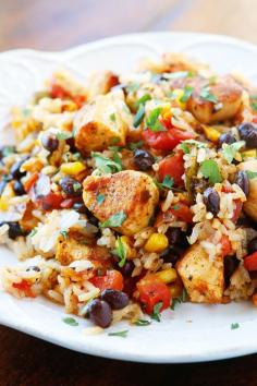 Southwestern Fiesta Chicken. Better than anything you'll get at a restaurant!