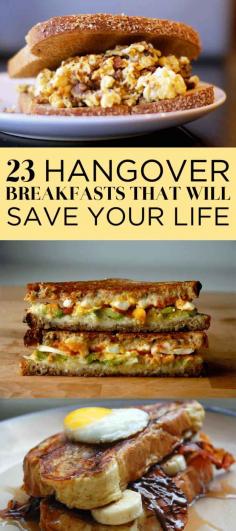 23 Breakfasts That Will Definitely Help Your Hangover #breakfast #bunch #recipe #easy #recipes