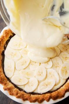 Bourbon banana cream pie