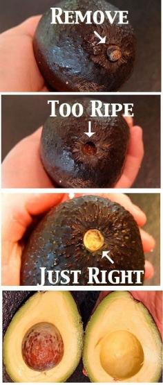 pick a ripe avocado