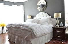 
                    
                        Benjamin Moore Kendall Charcoal - dark gray master bedroom paint color | Involving Color Paint Color Blog
                    
                