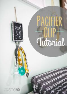 
                    
                        Pacifier Clip Tutorial - so so easy!!
                    
                